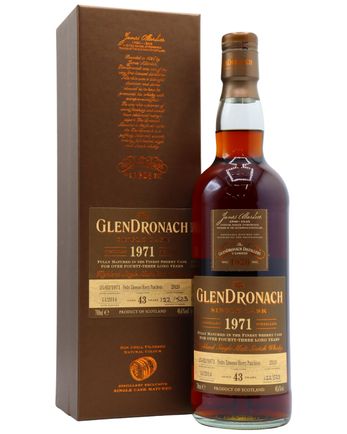 Glendronach 1971 43 ans Sherry PX Puncheon #2920