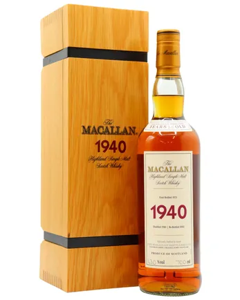 Macallan 1940 35 ans Fine Rare