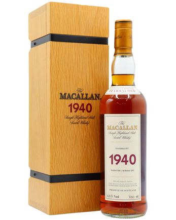 Macallan 1940 37 ans Fine Rare