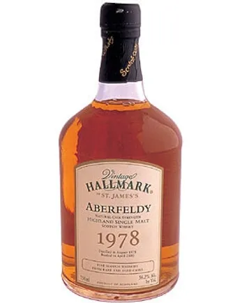 Aberfeldy 1978 22 ans Vintage Hallmark