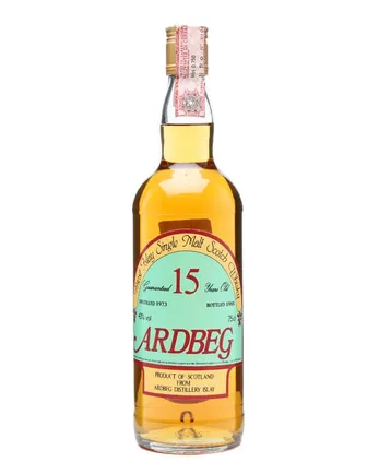 Ardbeg 1973 15 ans Clear Glass Screwcap Sestante