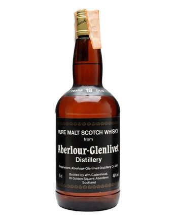 Aberlour Glenlivet 18 ans Bottled 1980s Cadenhead's