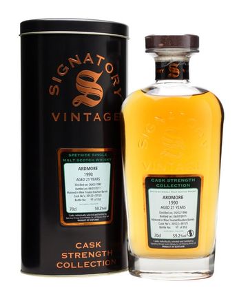 Ardmore 1990 21 ans Cask #30122 30125 Signatory Cask Strength Collection