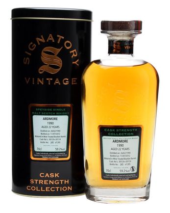 Ardmore 1990 22 ans Cask #30120 24 Signatory Cask Strength Collection