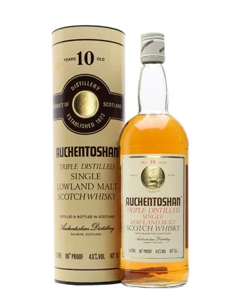 Auchentoshan 10 ans Travel Retail Bottled 1980s