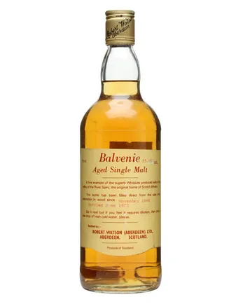 Balvenie 1969 12 ans Robert Watson Independent Bottler
