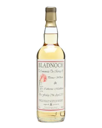Bladnoch 8 ans Royal Wedding