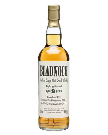 Bladnoch 2001 9 ans Lightly Peated Cask #338