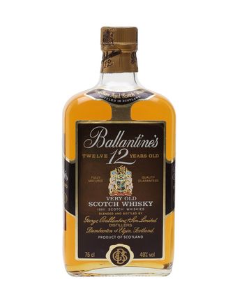 Ballantine's 12 ans Bottled 1980s