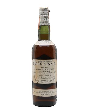 Black & White 8 ans Bottled 1930s