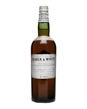 Black & White Bottled 1950s