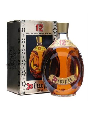 Dimple 12 ans Bottled 1980s boxed