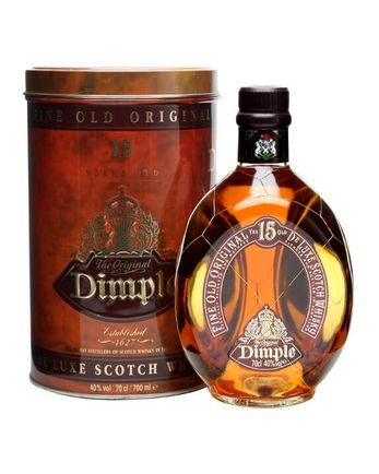 Dimple 15 ans (flat fronted bottle)