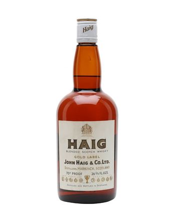 Haig Gold Label Bottled 1970's