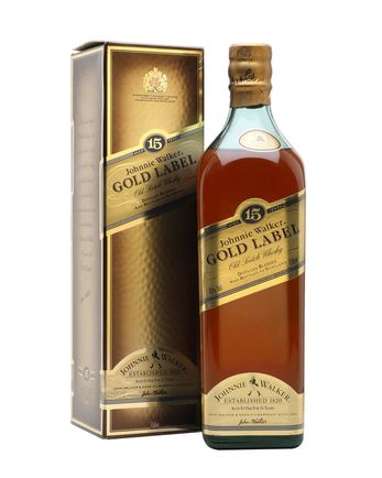Johnnie Walker 15 ans Gold Label Bottled 1980s