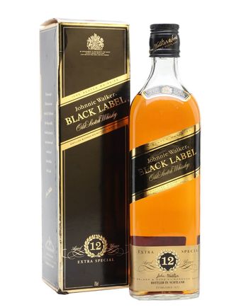 Johnnie Walker 12 ans Black Label Bottled 1980s