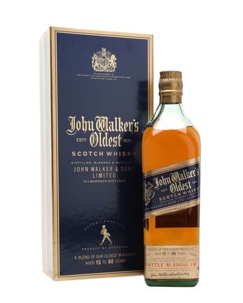 Johnnie Walker Oldest 15 60 ans Unboxed
