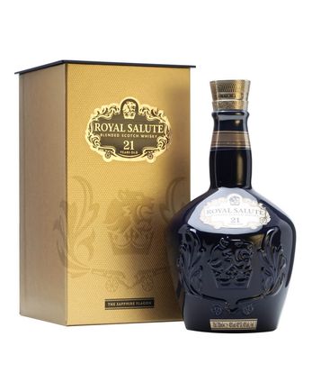 Royal Salute 21 ans Blue Wade Decanter