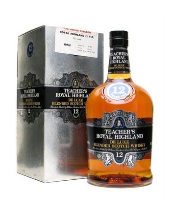 Teacher's 12 ans Royal Highland Bottled 1980's