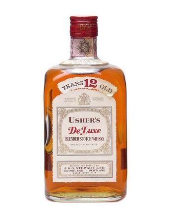 Usher's De Luxe 12 ans Bottled 1980s