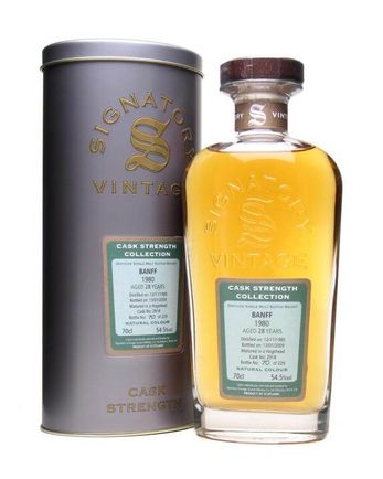 Banff 1980 28 ans Signatory Cask Strength Collection
