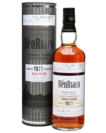 Benriach 1977 34 ans Cask #2588 Rioja Finish