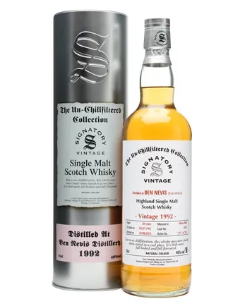 Ben Nevis 1992 20 ans Sherry Butt #2307 Signatory Un-Chillfiltered Collection