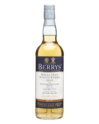Bowmore 1994 17 ans Cask #1714 Berry Bros & Rudd