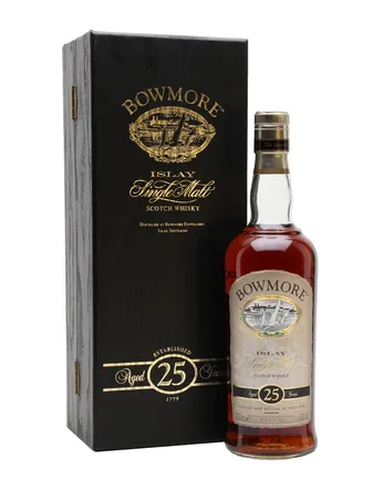 Bowmore 25 ans Brown Label Gold Trim