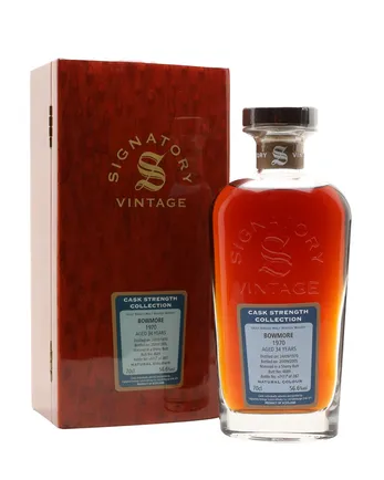 Bowmore 1970 34 ans Sherry Butt Signatory