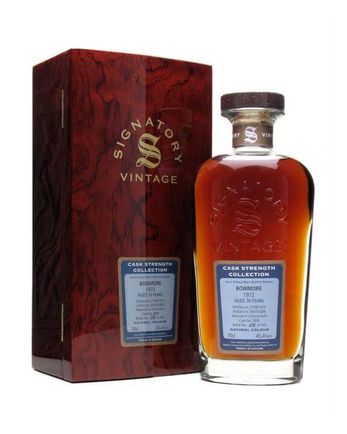 Bowmore 1972 36 ans Rare Reserve Sherry Butt Signatory Cask Strength Collection