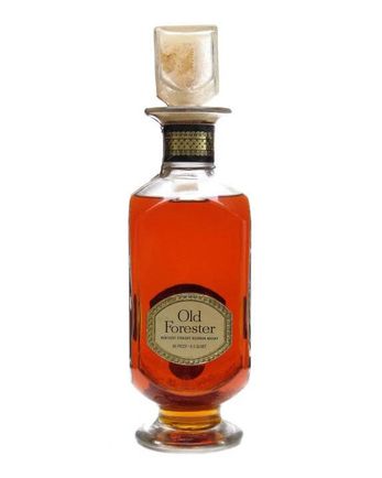 Old Forester Decanter Bottled 1970s