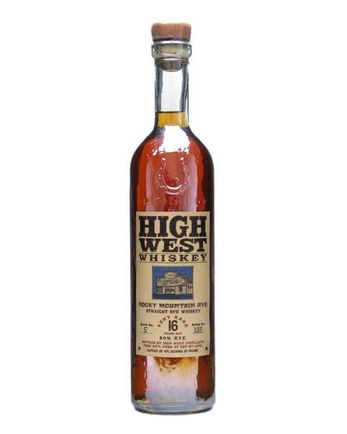 High West Rocky Mountain Rye 16 ans