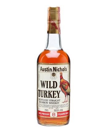 Wild Turkey Bourbon 8 ans Bottled 1980s