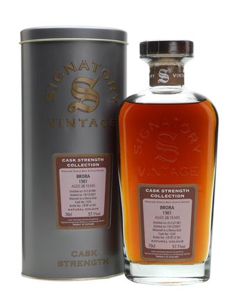 Brora 1981 26 ans Sherry Cask Signatory Cask Strength Collection