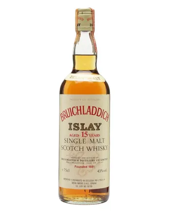 Bruichladdich 15 ans Cask Strength Bottled 1980s