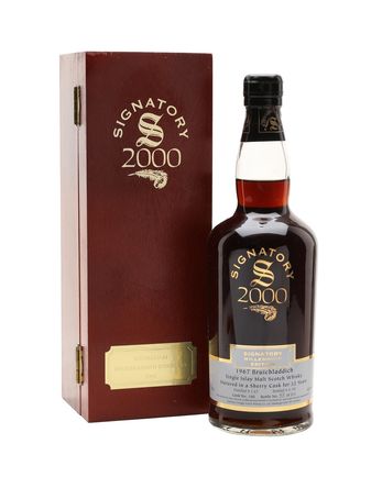 Bruichladdich 1967 32 ans Sherry Cask Signatory Wooden Box