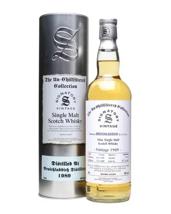 Bruichladdich 1989 19 ans Signatory Un-Chillfiltered Collection