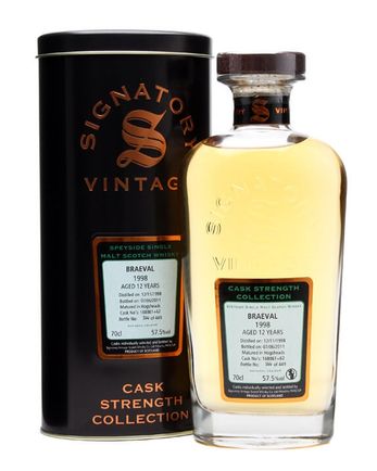 Braeval 1998 12 ans Casks #168861+62 Signatory Cask Strength Collection
