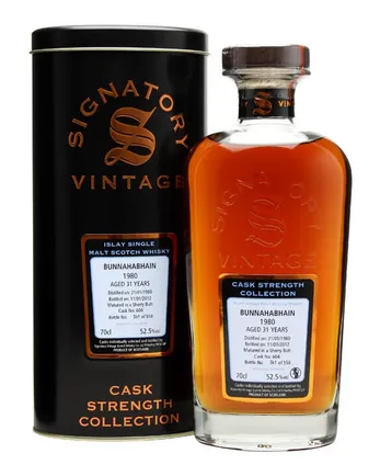 Bunnahabhain 1980 31 ans Cask #604 Signatory Cask Strength Collection