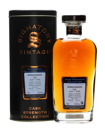 Bunnahabhain 2002 11 ans Sherry Butt Signatory Cask Strength Collection