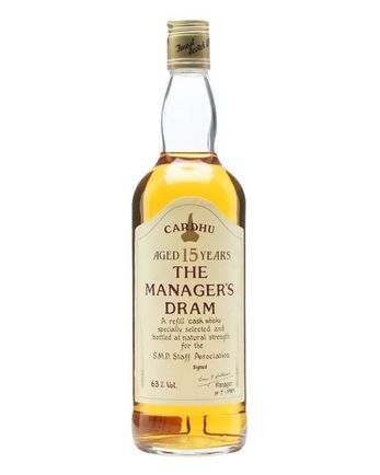 Cardhu 15 ans Manager's Dram Bottled 1980s