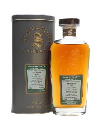 Craigduff 1973 32 ans Sherry Butt Signatory Cask Strength Collection
