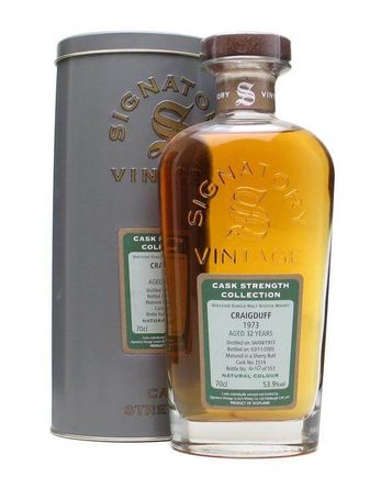 Craigduff 1973 32 ans Sherry Butt Signatory Cask Strength Collection Bottled 2005