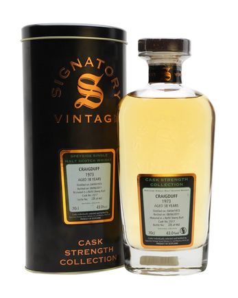 Craigduff 1973 38 ans Sherry Cask #2517 Signatory Cask Strength Collection