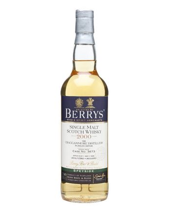 Cragganmore 2000 11 ans Cask #3673 Berry Bros & Rudd