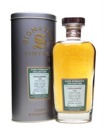 Cragganmore 1985 22 ans Signatory Cask Strength Collection