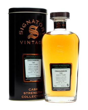 Cragganmore 1985 27 ans Cask #1240 Signatory Cask Strength Collection