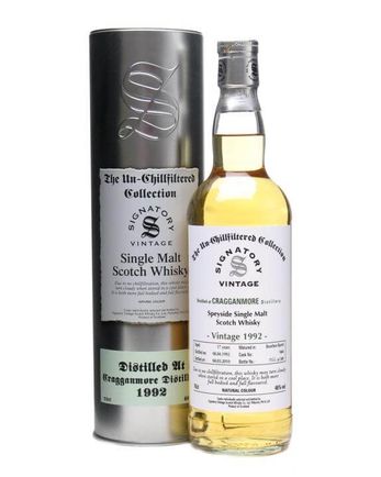Cragganmore 1992 17 ans Un Chillfiltered Signatory Un-Chillfiltered Collection
