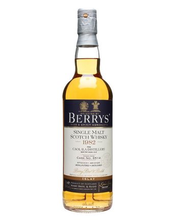 Caol Ila 1982 28 ans Cask #6514 Berry Bros & Rudd